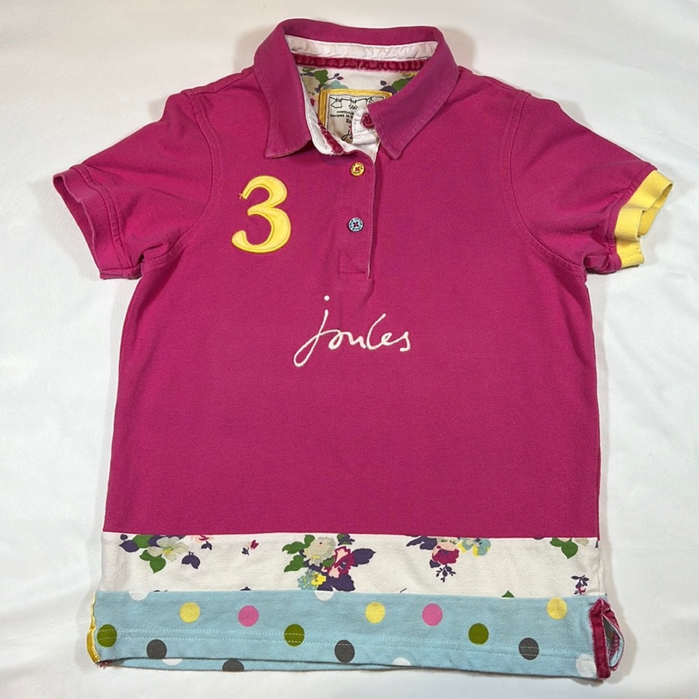 🎀Joules Girls Adorable Polo Shirt Size 8